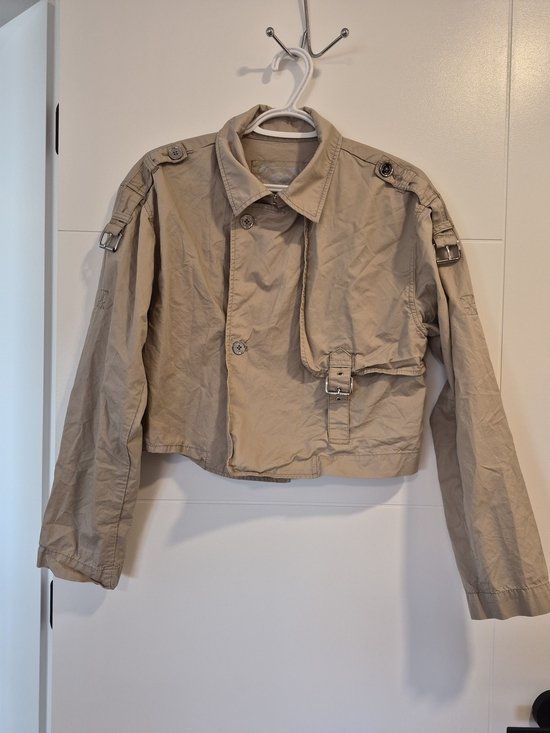 Michael Kors Jackets & Blazers - 2/$50 Michael Kors Cropped Trench Jacket in Beige